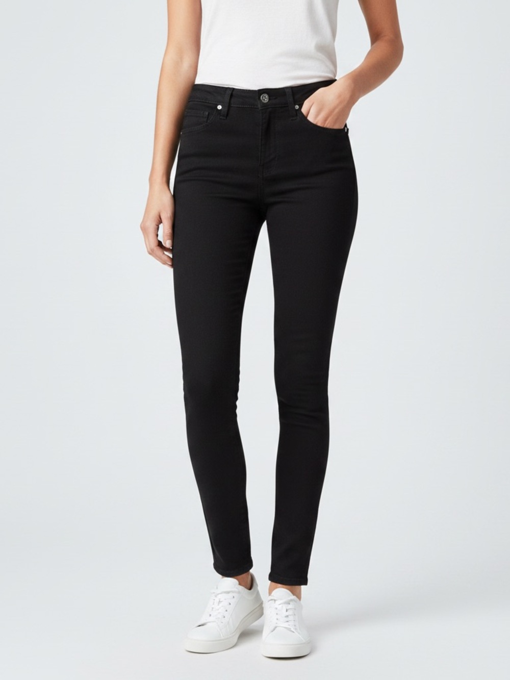 J.Crew NWT Women's Black 9" Mid-Rise Skinny Jeans Size 30P